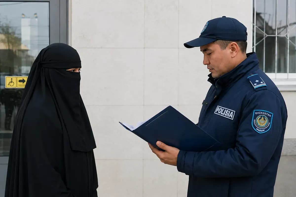 Почти 1 200 казахстанцев привлекли к ответственности из-за одежды, скрывающей лицо. Сколько среди них костанайцев?