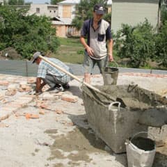 Начали второй этаж