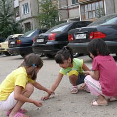 Автобан во дворе