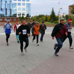 В забег идут одни старики