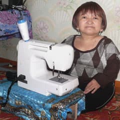 Гульбану ИЛЬЯСОВА: «Нужен материал для шитья»