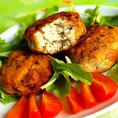 Котлеты с сыром и зеленью
