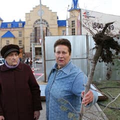 Вместо газона и деревьев - общепит
