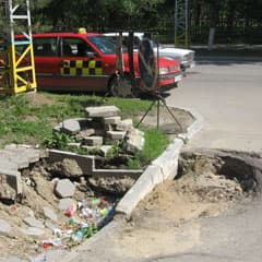 Завальный участок по Гоголя