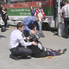 Попал под взрывную волну