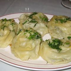 Манты с джусаем