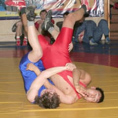 В Костанае прошел открытый чемпионат области по греко-римской борьбе