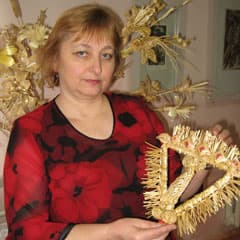 Соломенных дел мастерица