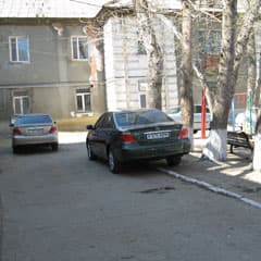 Автобан прямо во дворе
