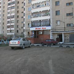 Пробки во дворе на Садовой