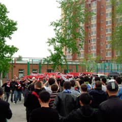 Болельщики держали удар
