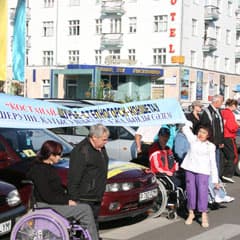 На маршруте - даже «запорожец»