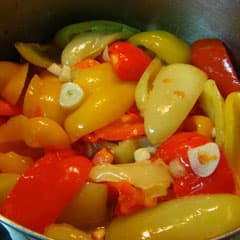 Салат из перца с медом