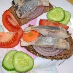 Селедка со сметаной