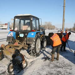 По скользким улицам проблем