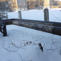Трасса за школьным забором