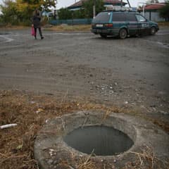 Перекресток в частном секторе