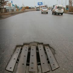 Ливневка на улице Каирбекова