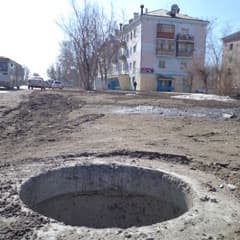 Водопровод возле «Востока»