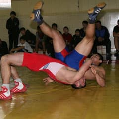 В Костанае определились победители открытого чемпионата области по греко-римской борьбе