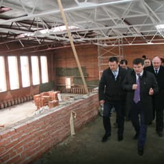 В Затобольске завершают строительство спортивного комплекса