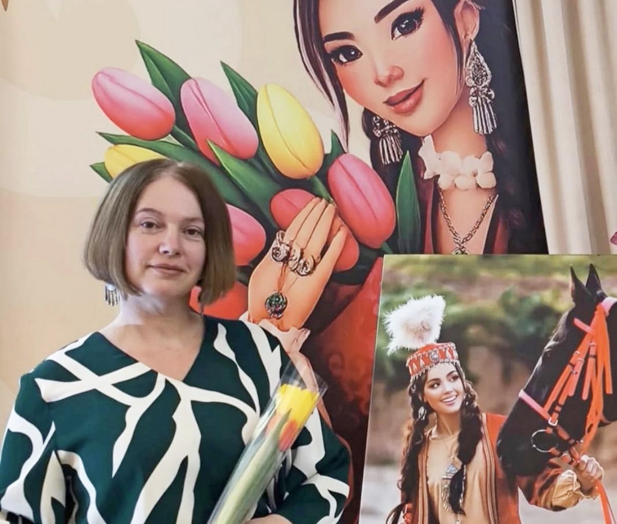 Времена года человеческой души - выставка Татьяны Фатыховой откроется сегодня в Костанае. Мы посмотрели ее накануне