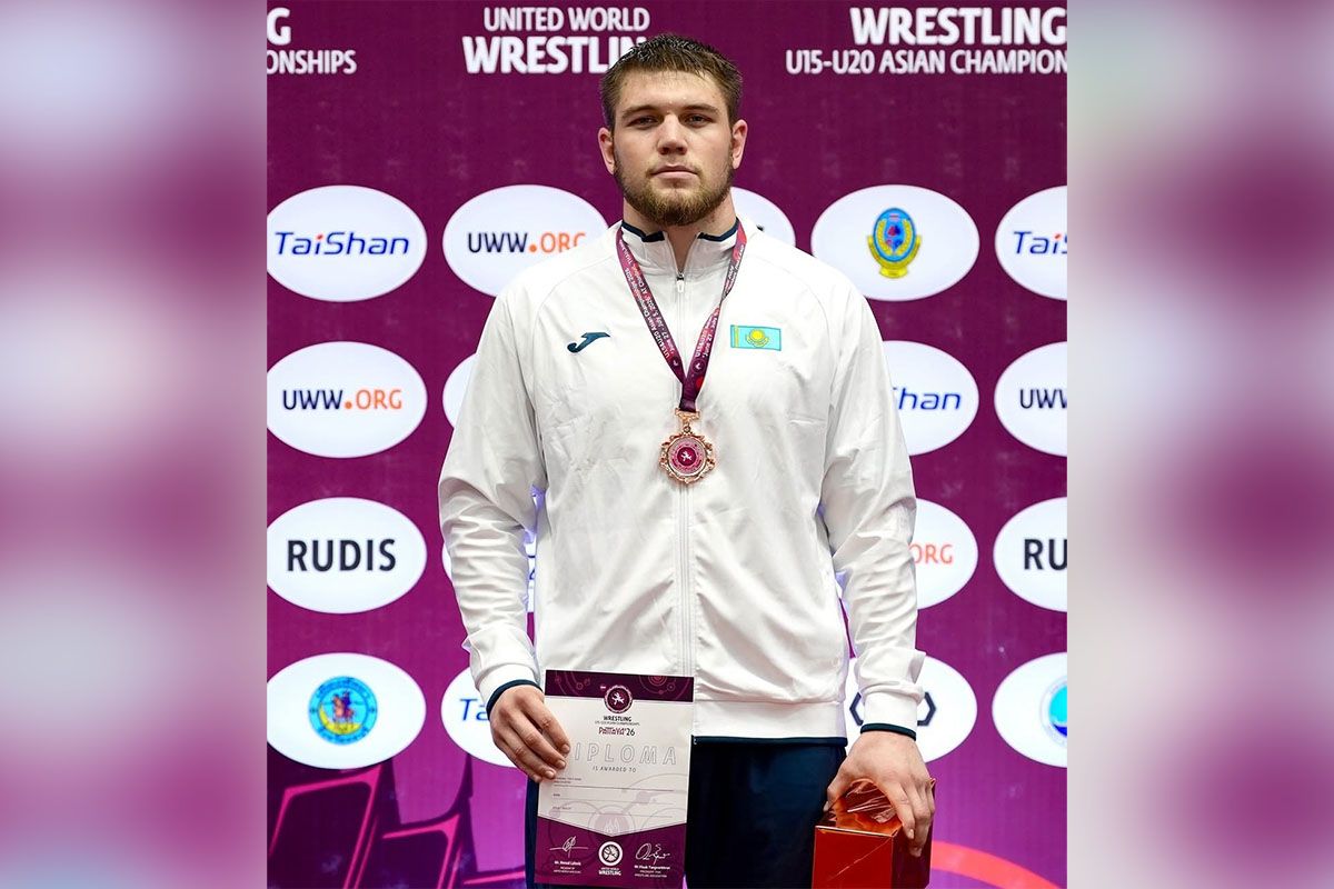 Призером чемпионата Азии стал костанайский борец